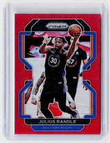 2021-22 Panini Prizm Julius Randle Red Prizm #85 /299 New York Knicks - front