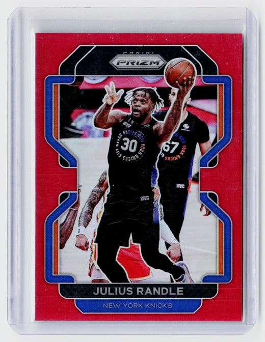 2021-22 Panini Prizm Julius Randle Red Prizm #85 /299 New York Knicks - front