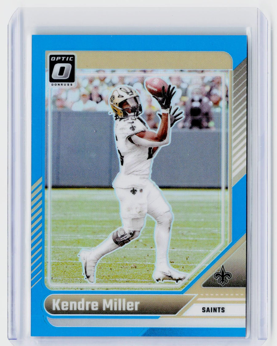 2024 Donruss Optic Football Kendre Miller Blue Rookie #143 /299 - front
