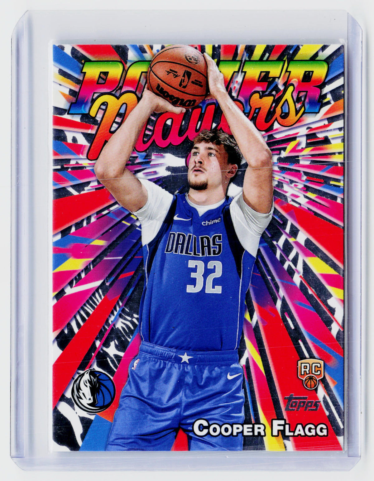 2025-26 Topps Basketball Power Players PP-16 Cooper Flagg RC Dallas Mavericks - front