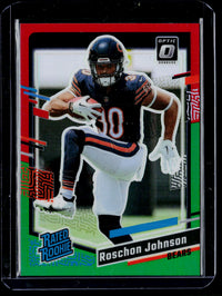 2023 Panini Donruss Optic Rated Rookie #314 Roschon Johnson Chicago Bears - front
