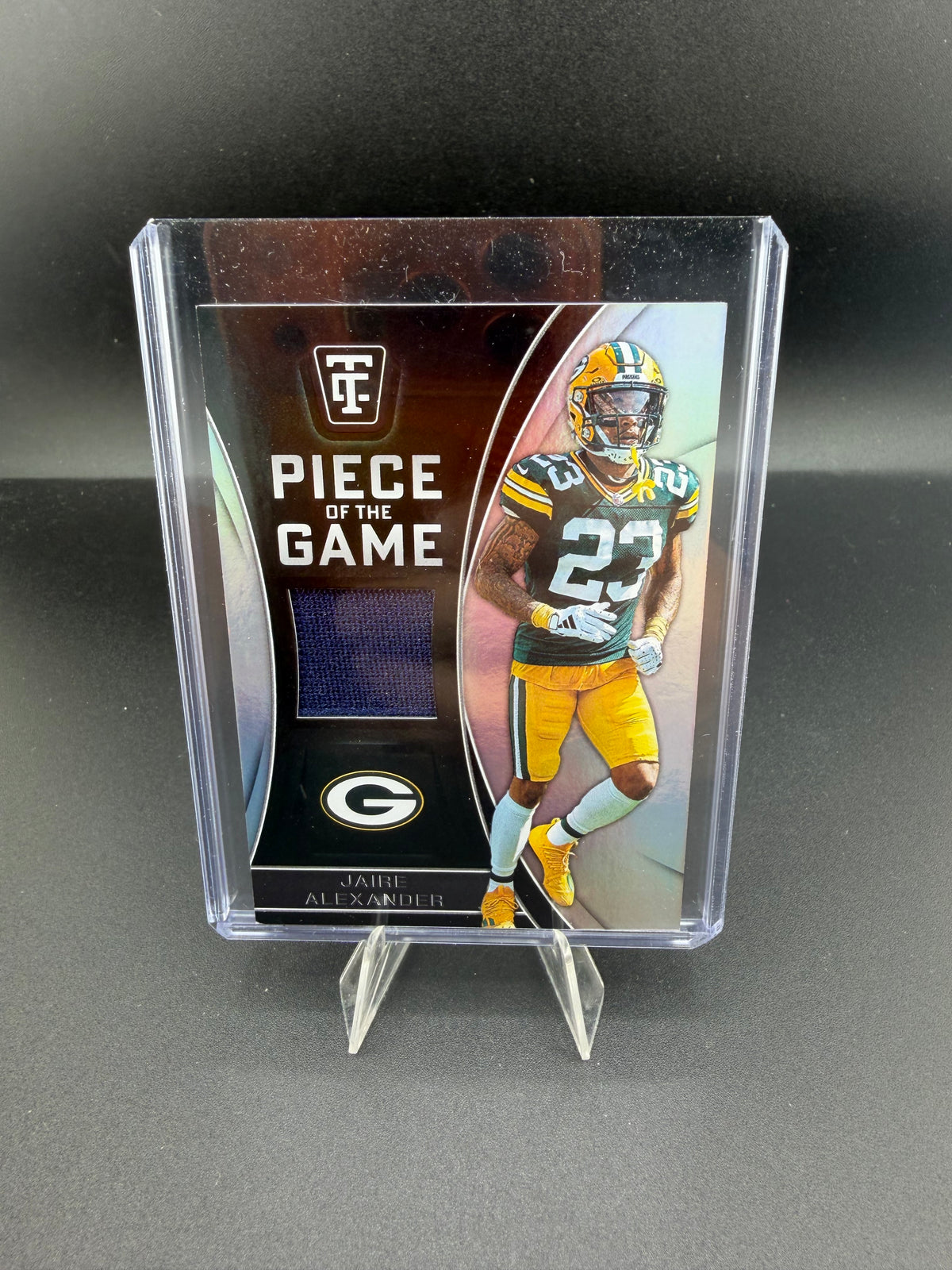 2024 Panini Totally Certified Piece of the Game Jaire Alexander Memorabilia #POTG-JAR - front