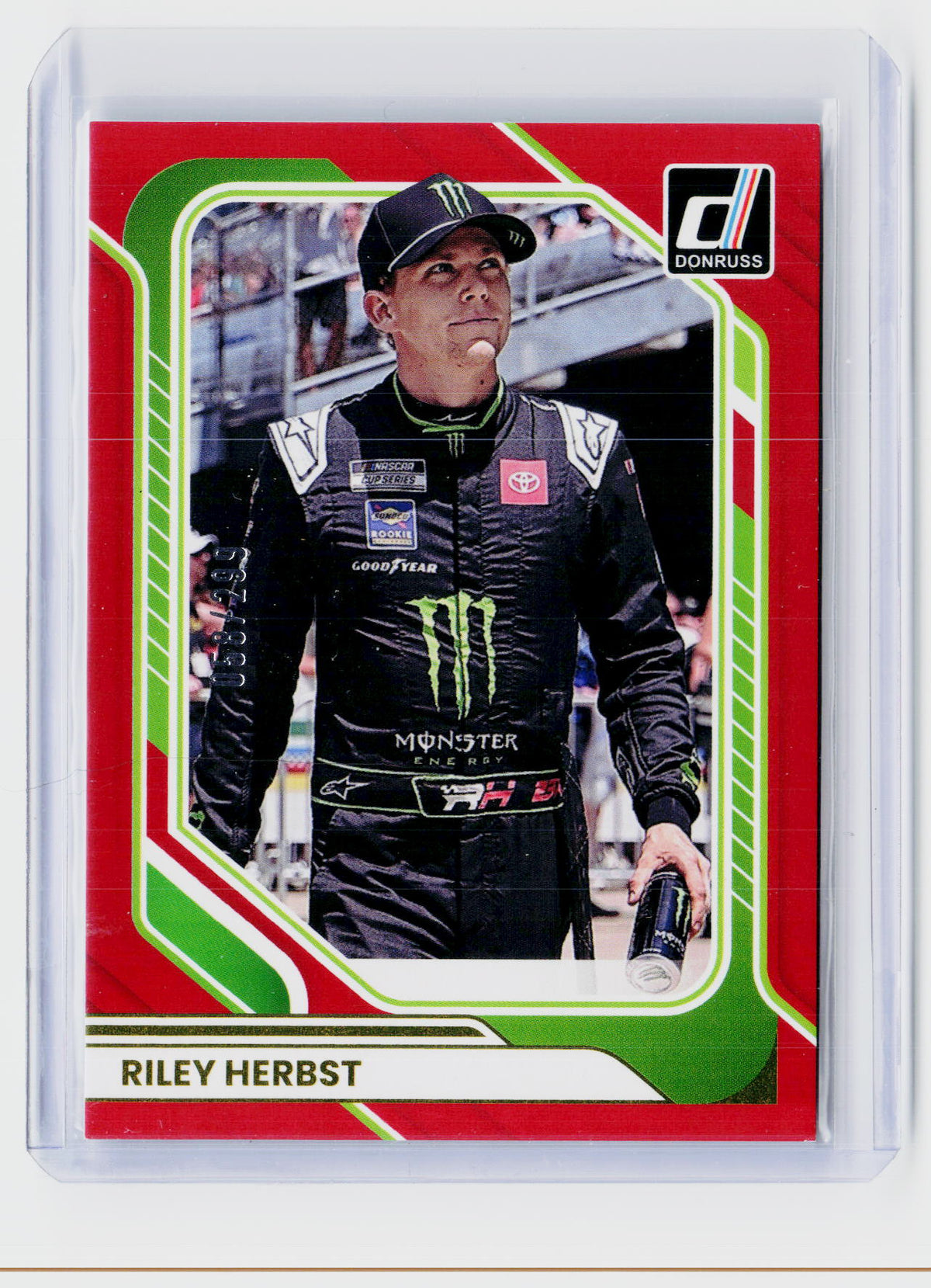 2026 Panini Donruss Racing Riley Herbst #68 - front