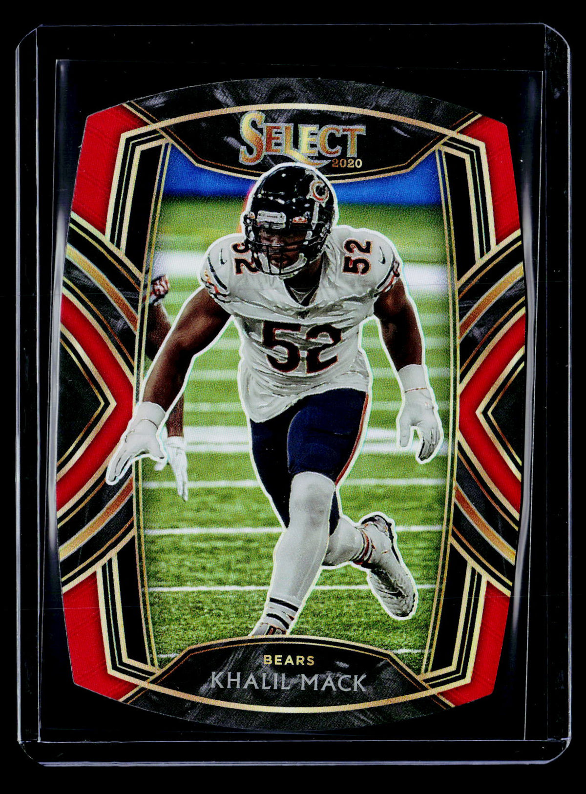 2020 Panini Select Football Khalil Mack Club Level Prizm #208 Chicago Bears - front