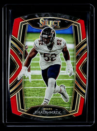 2020 Panini Select Football Khalil Mack Club Level Prizm #208 Chicago Bears - front