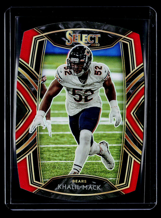 2020 Panini Select Football Khalil Mack Club Level Prizm #208 Chicago Bears - front