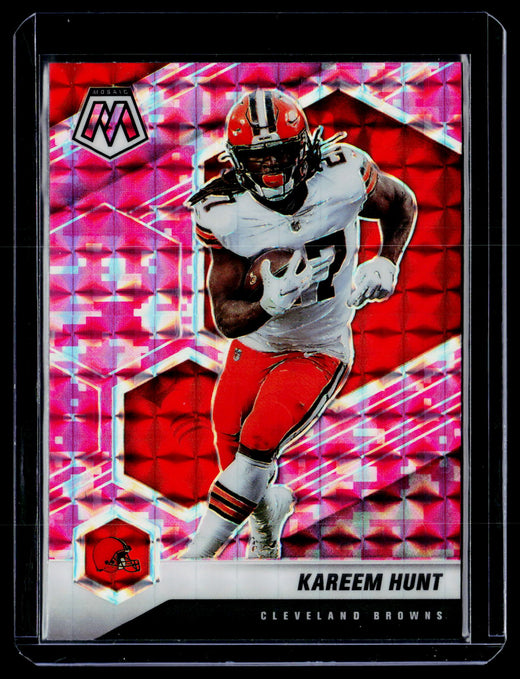 2021 Panini Mosaic Football Kareem Hunt #56 Cleveland Browns - front