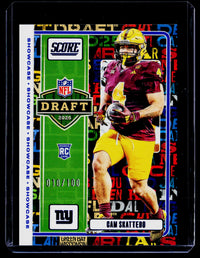 2025 Panini Score Football NFL Draft Cam Skattebo Rookie #16 Showcase /100 - front