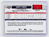 2026 Topps Chrome Garrett Crochet #300 Boston Red Sox - back