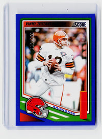 2025 Panini Score Football Showcase Vinny Testaverde #146 /250 Cleveland Browns - front