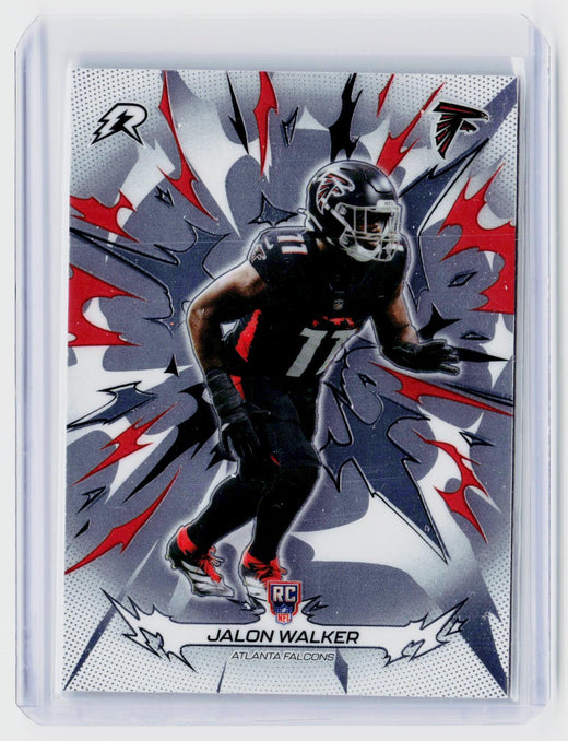 2025 Topps Football Jalon Walker Rookie Card #104 Atlanta Falcons - front