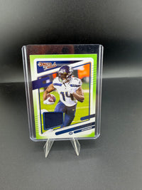 2021 Panini Donruss Threads DK Metcalf DT27 Seahawks Memorabilia - front