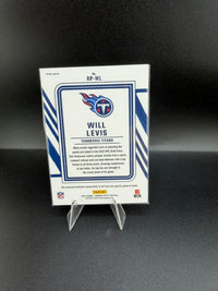 2023 Panini Donruss Optic Rookie Phenom Will Levis RP-WL Blue Hyper Rookie Memorabilia Card - back
