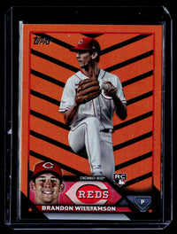 2023 Topps Update Series Brandon Williamson RC #US286 Cincinnati Reds - front