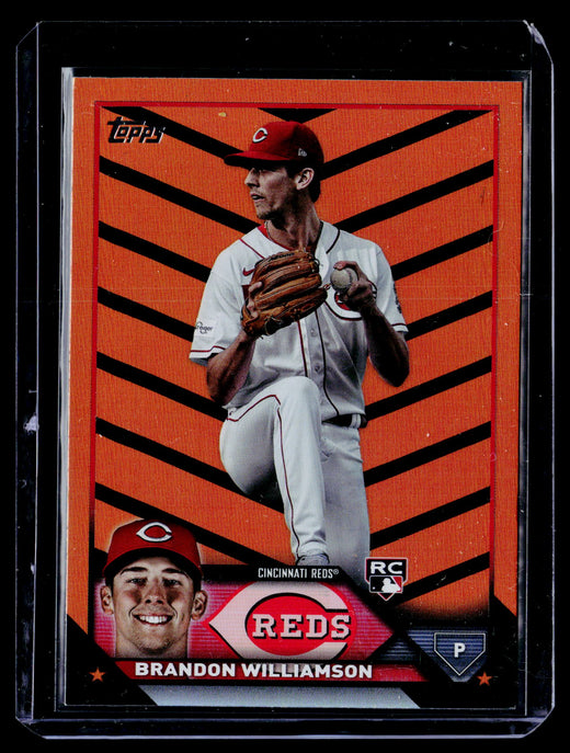 2023 Topps Update Series Brandon Williamson RC #US286 Cincinnati Reds - front