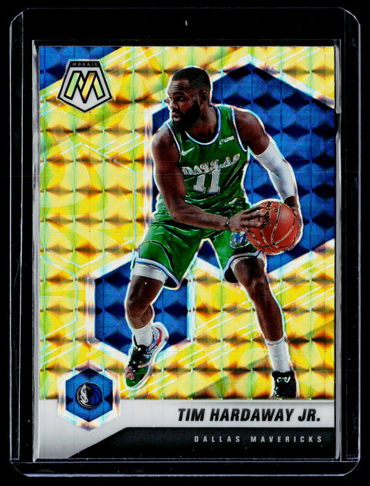 2020-21 Panini Mosaic Gold Wave Mosaic #130 Tim Hardaway Jr. - front