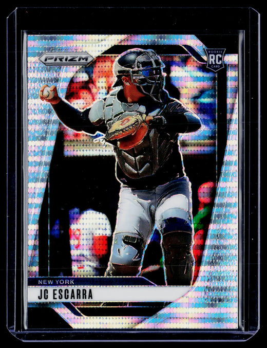 2025 Panini Prizm Baseball JC Escarra #117 Pulsar Prizms Rookie /499 - front
