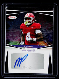 2025 SAGE Autograph High Series Myles Price #A-MP2 - front