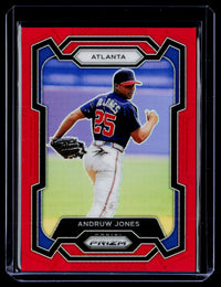 2024 Panini Prizm Baseball Andruw Jones Red Prizm #216 073/299 - front