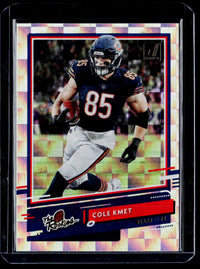 2020 Panini Donruss The Rookies Cole Kmet TR-CK Chicago Bears Rookie Card - front