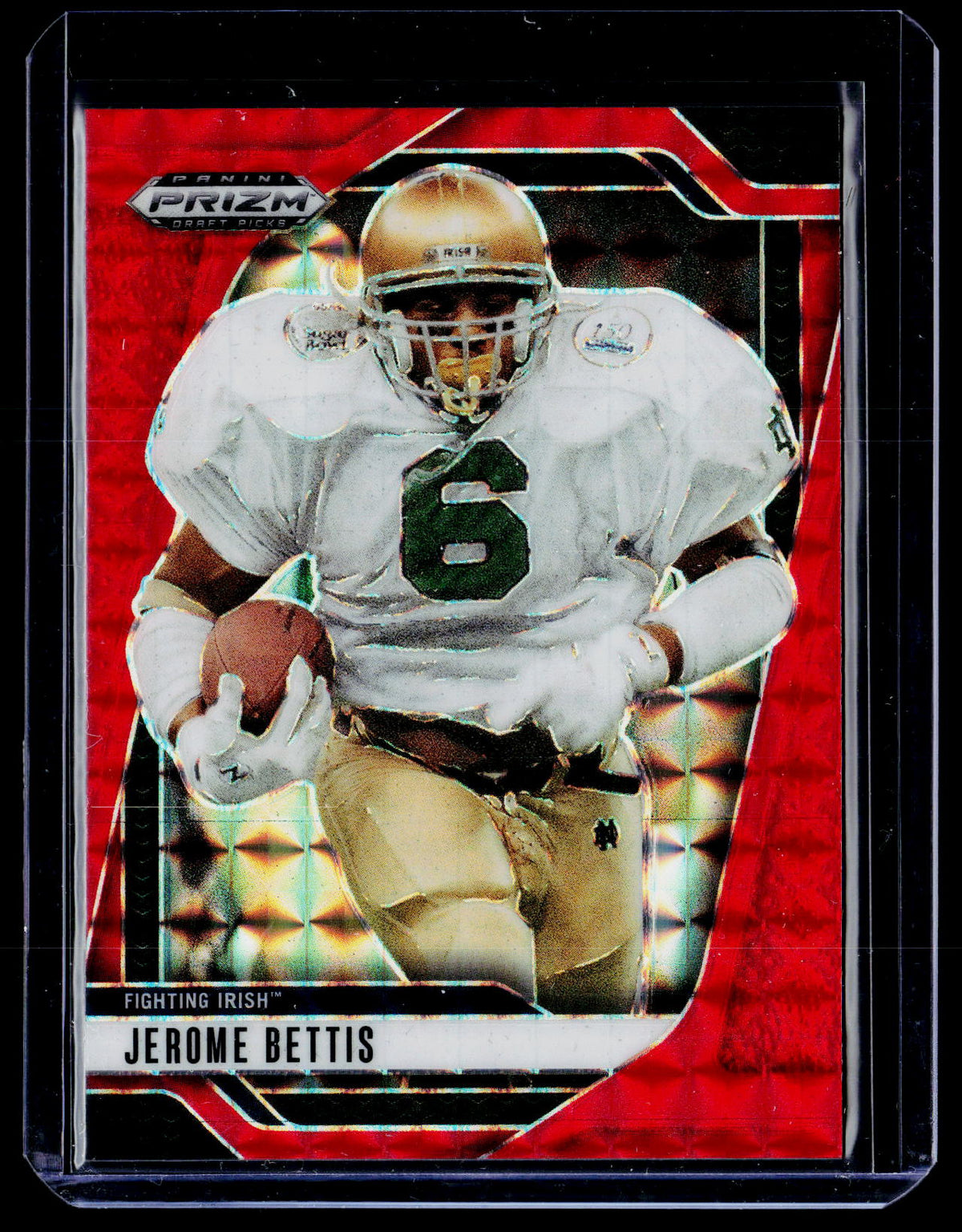 2025 Panini Prizm Draft Picks Jerome Bettis Prizms Red Finite #185 /125 - front