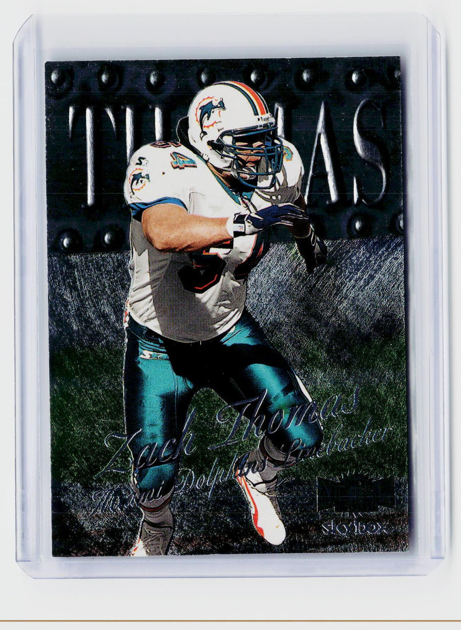 1999 SkyBox Premium #62 Zach Thomas Miami Dolphins - front