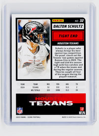 2025 Panini Score Football Showcase Dalton Schultz #32 /250 Texans - back