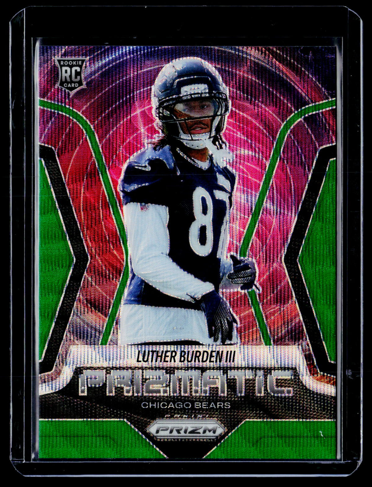 2025 Panini Prizm Football Luther Burden III Rookie Card #18 Chicago Bears - front