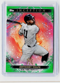2024 Topps Inception Green Anthony Volpe #63 New York Yankees - front