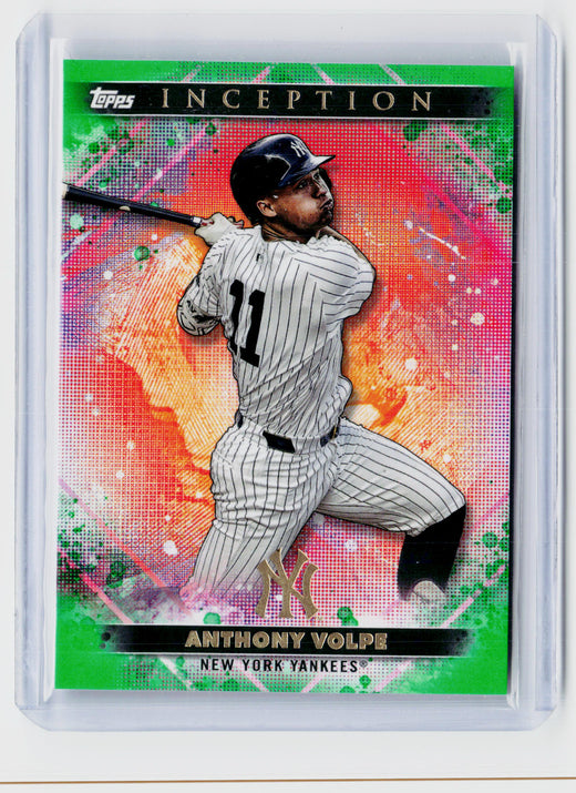 2024 Topps Inception Green Anthony Volpe #63 New York Yankees - front