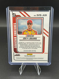 2026 Panini Donruss Racing Souvenir Swatches Joey Logano SVS-JLG Memorabilia Card - back