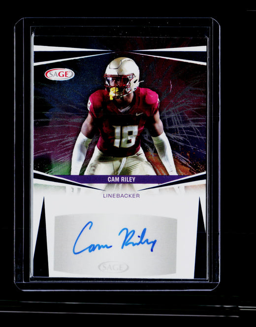 2025 SAGE Autograph Cam Riley Auto #A-CM2 - front