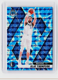 2024-25 Panini Mosaic Klay Thompson Blue Mosaic #16 Dallas Mavericks - front