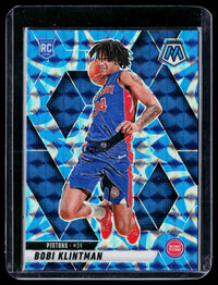 2024-25 Panini Mosaic Basketball Bobi Klintman Rookie Card #226 Detroit Pistons - front