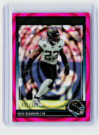 2024 Panini Score Football Foye Oluokun #129 Ellipse /299 - front