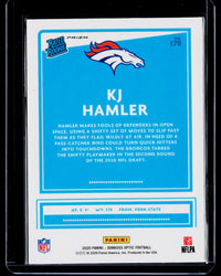 2020 Panini Donruss Optic Rated Rookie KJ Hamler #170 - back