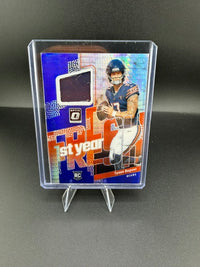 2023 Panini Donruss Optic Football 1st Year Fresh Tyson Bagent Blue Hyper Rookie #FYF-TBA - front