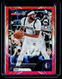 2025 Topps NBA Hoops Anthony Davis Red #108 /249 Dallas Mavericks - front