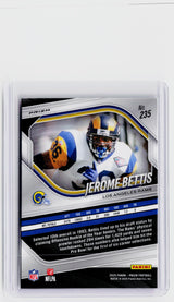 2025 Panini Prizm Football Jerome Bettis Red Disco Prizm #235 Los Angeles Rams - back