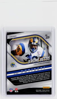 2025 Panini Prizm Football Jerome Bettis Red Disco Prizm #235 Los Angeles Rams - back