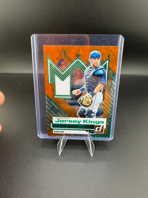 2025 Panini Donruss - Prospect Jersey Kings Walker Janek #PJK-WJ Orange Ice - front
