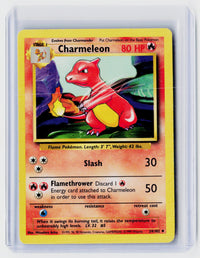 1999 Pokémon Base Set Charmeleon #24/102 Unlimited - front
