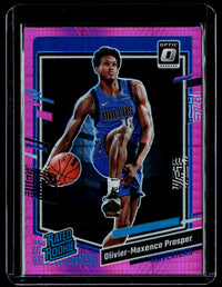 2023-24 Panini Donruss Optic Rated Rookie Olivier-Maxence Prosper #202 Pink Velocity - front