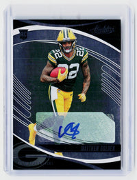 2025 Panini Absolute Football Matthew Golden Rookie Autograph #158 - front