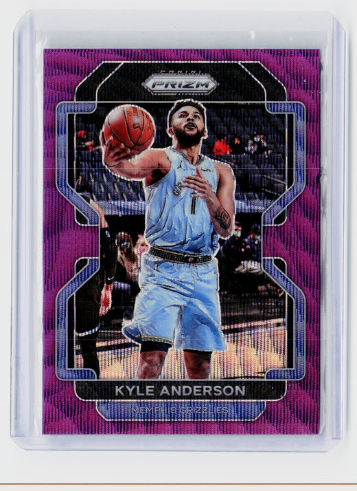 2021-22 Panini Prizm Purple Wave Kyle Anderson #211 Memphis Grizzlies - front