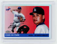 2025 Topps Chrome Refractor #232 Chan Ho Park Los Angeles Dodgers - front