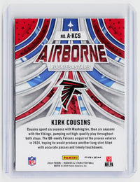 2024 Panini Rookies & Stars Airborne Kirk Cousins A-KCS Atlanta Falcons - back