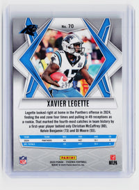 2025 Panini Phoenix Football Xavier Legette #70 Carolina Panthers - back