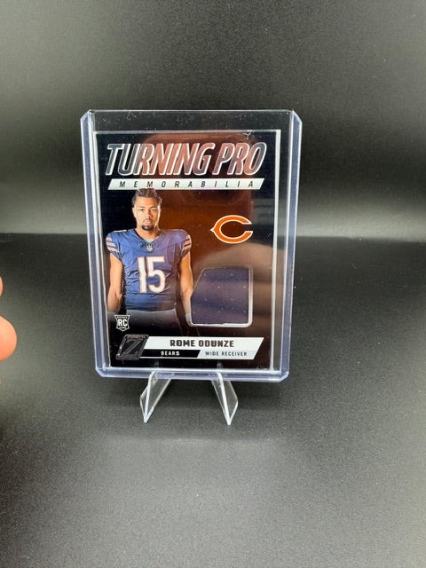 2024 Panini Zenith Turning Pro Memorabilia Rome Odunze Rookie Card TPM-ROE - front