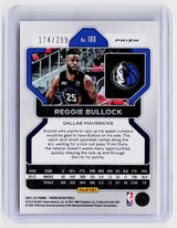 2021-22 Panini Prizm Reggie Bullock Red Prizm #180 /299 Dallas Mavericks - back